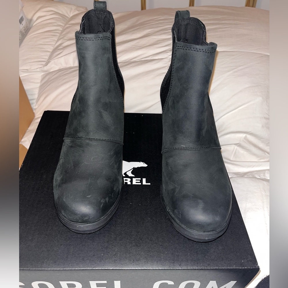 Sorel Joan of arctic wedge ii Chelsea boot new in box size 7.5